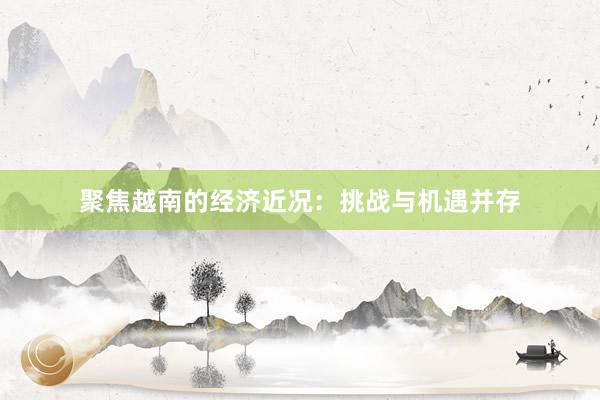 聚焦越南的经济近况：挑战与机遇并存